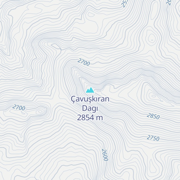 Map of Çavuşkıran Dagı