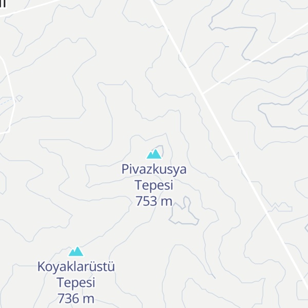 Map of Pivazkusya Tepesi