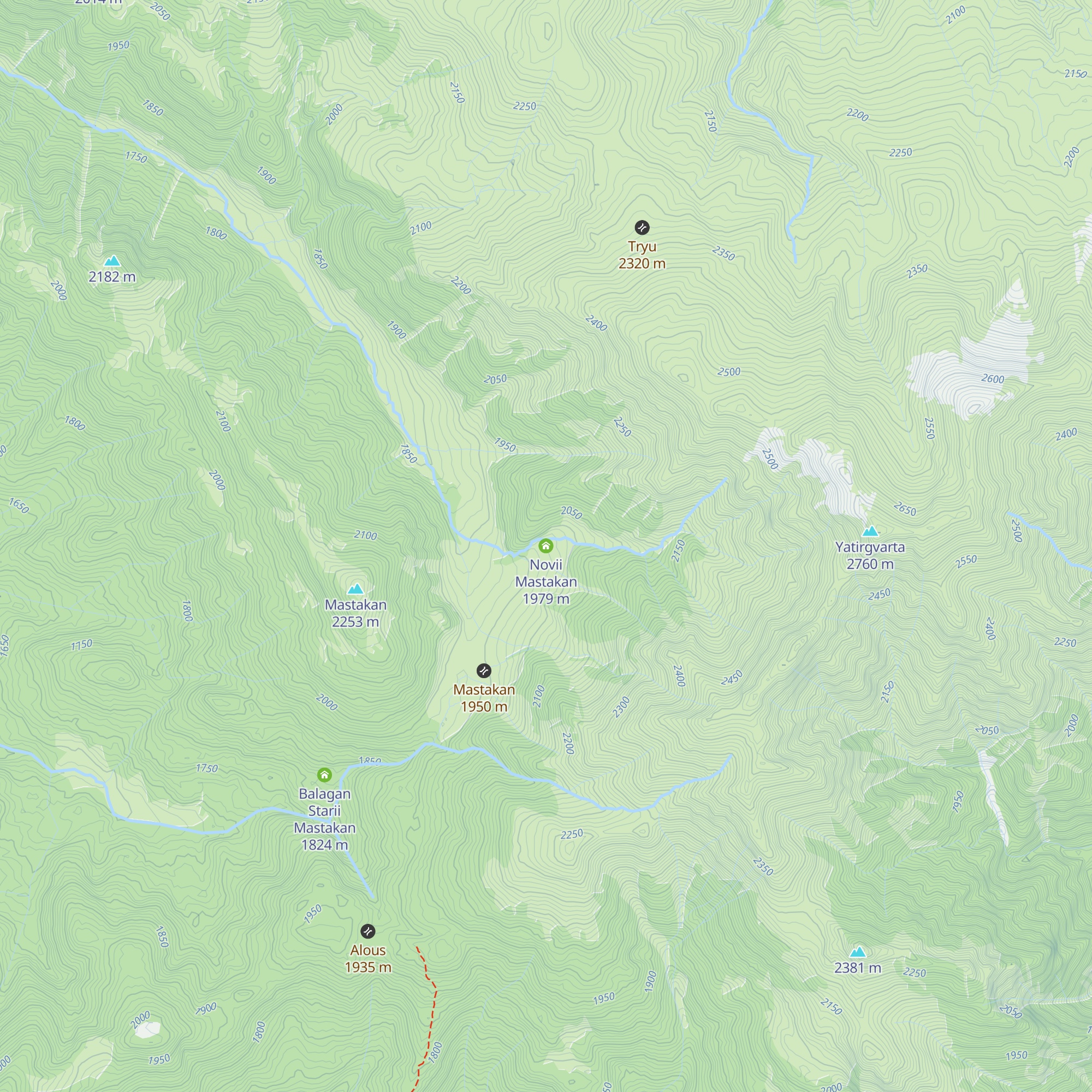 Novii Mastakan map