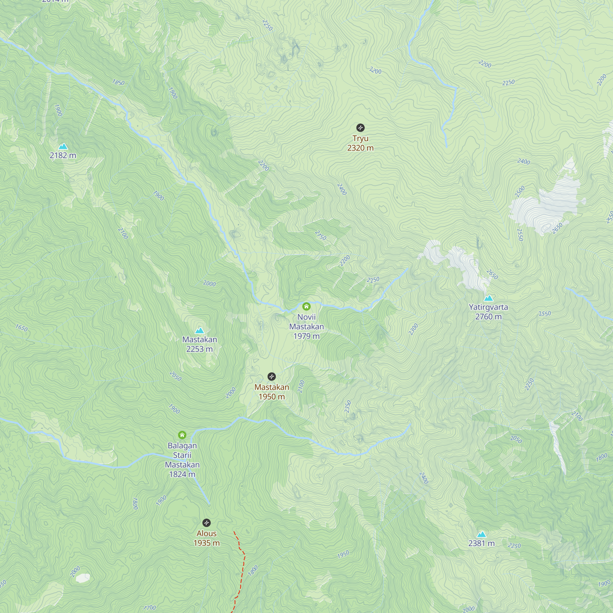 Novii Mastakan map