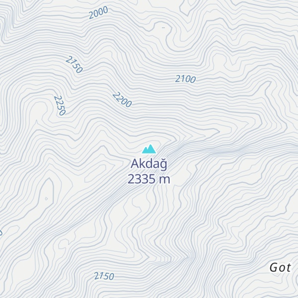 Map of Akdağ