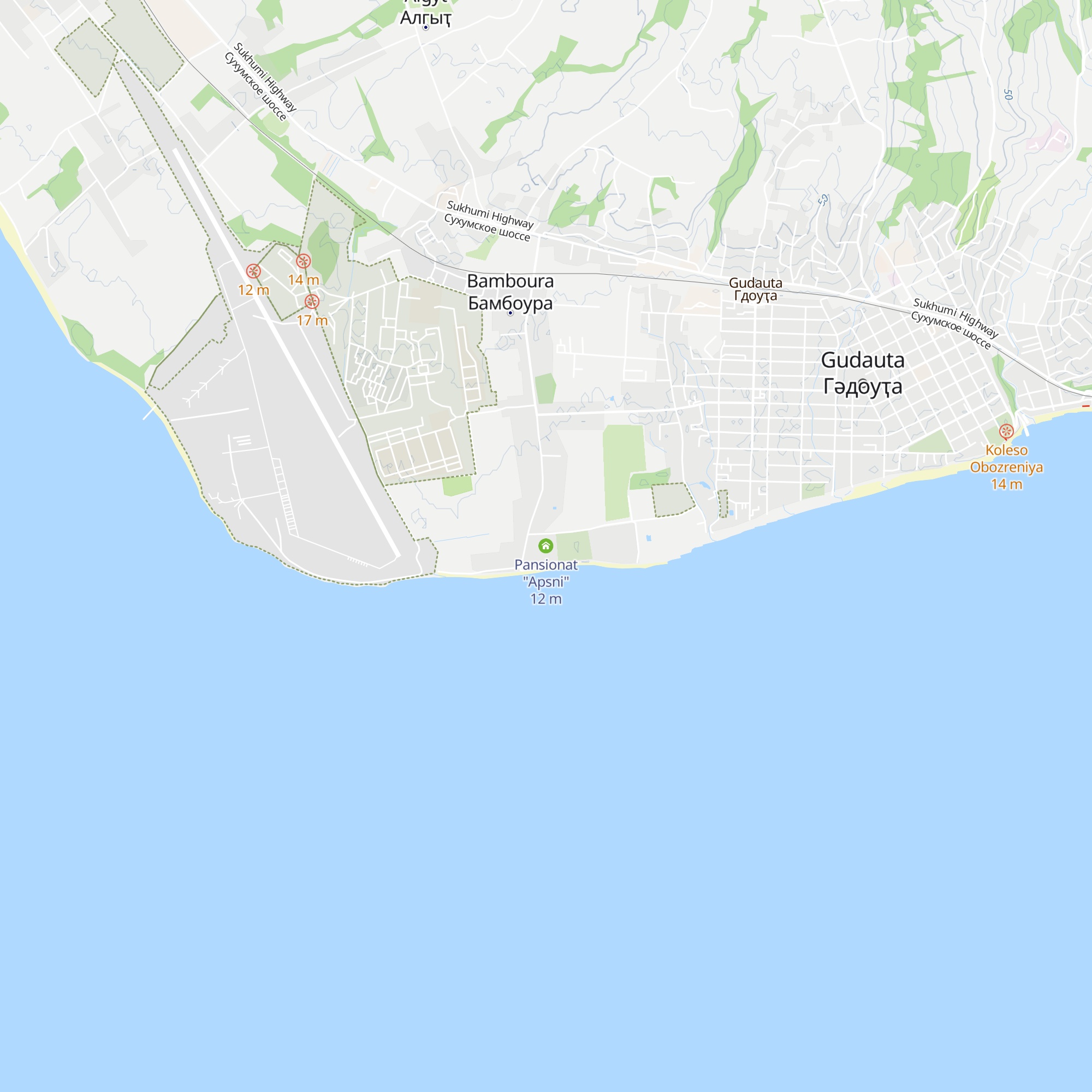 Pansionat "Apsni" map