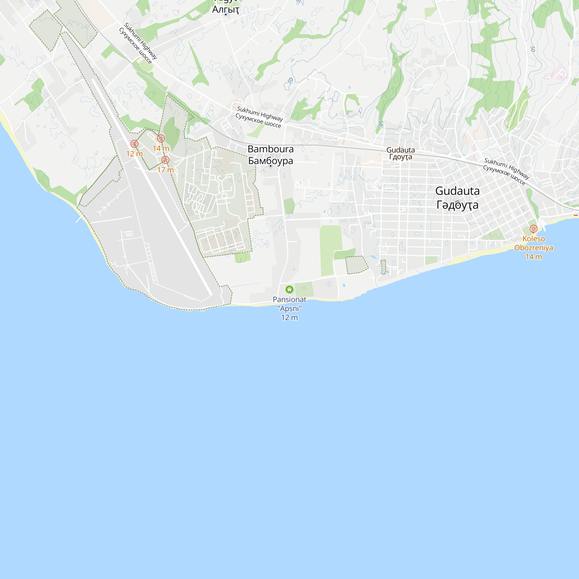 Pansionat "Apsni" map