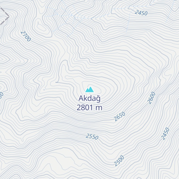 Map of Akdağ