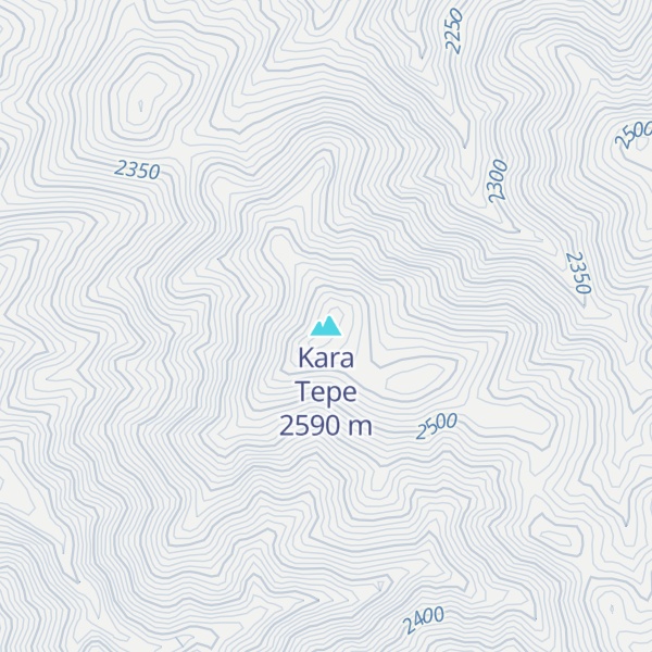 Map of Kara Tepe