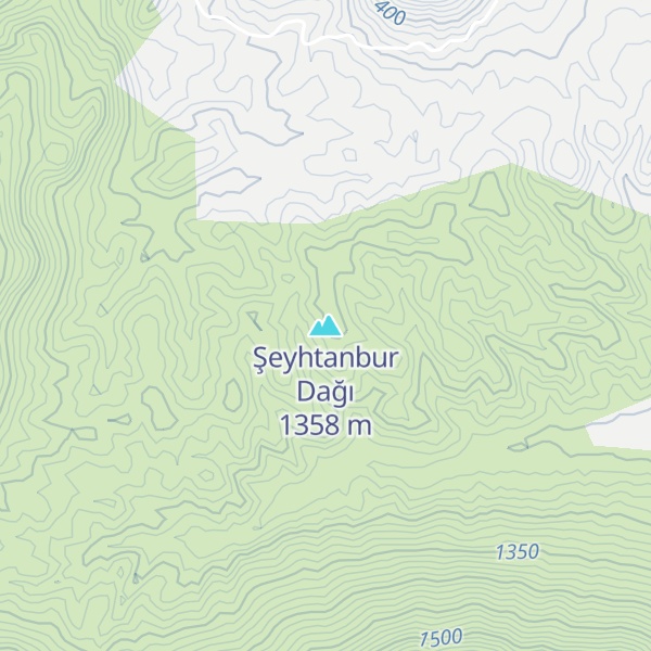Map of Şeyhtanbur Dağı