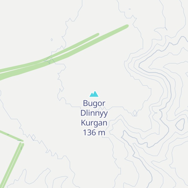Map of Bugor Dlinnyy Kurgan