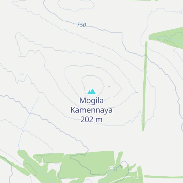 Map of Mogila Kamennaya