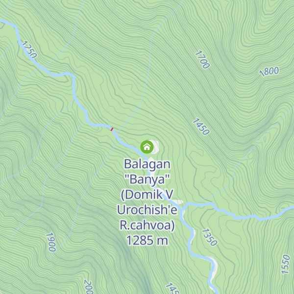 Map of Balagan "Banya" (Domik V Urochish'e R.cahvoa)