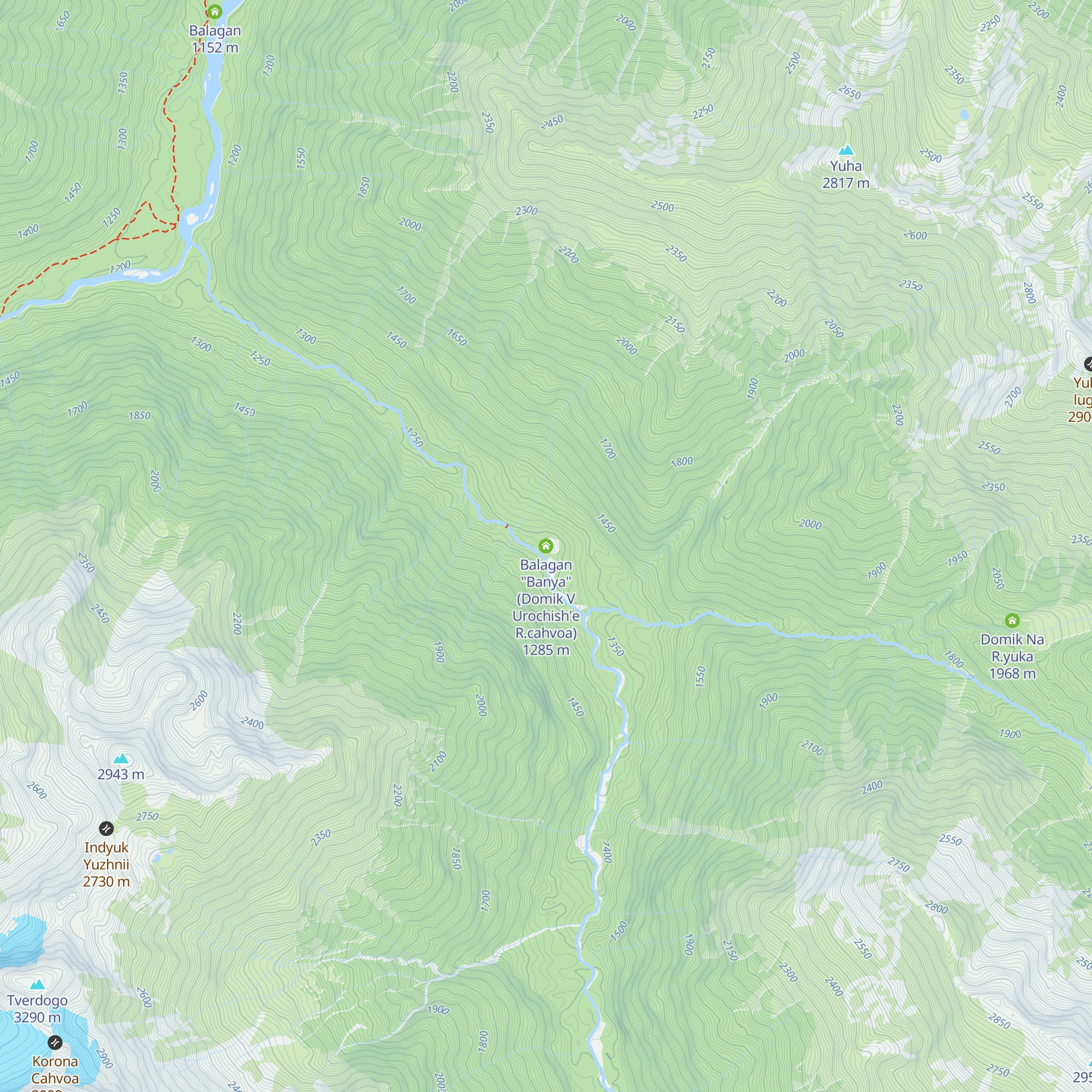 Balagan "Banya" (Domik V Urochish'e R.cahvoa) map
