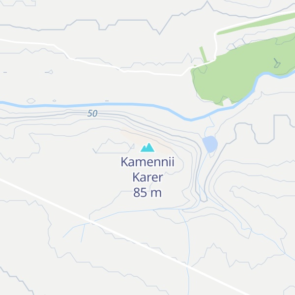 Map of Kamennii Karer