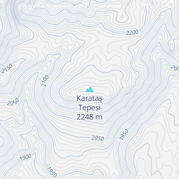 Map of Karataş Tepesi