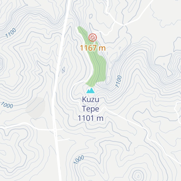 Map of Kuzu Tepe