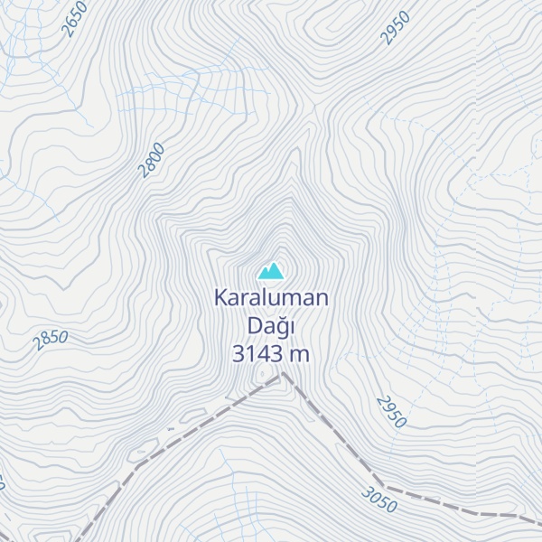 Map of Karaluman Dağı