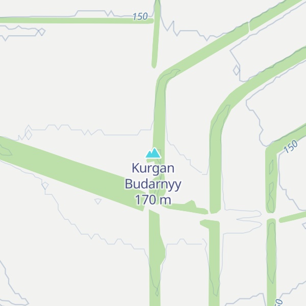 Map of Kurgan Budarnyy