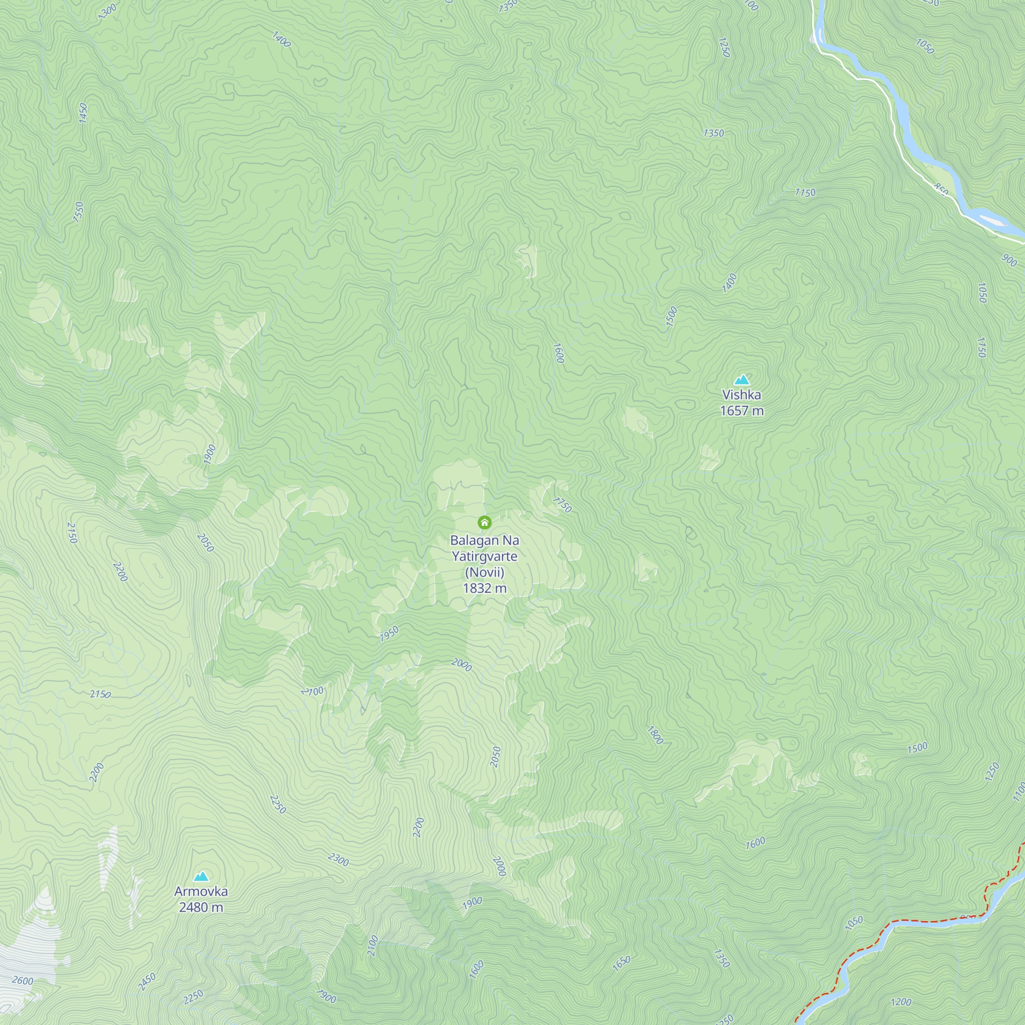 Balagan (Starii) map