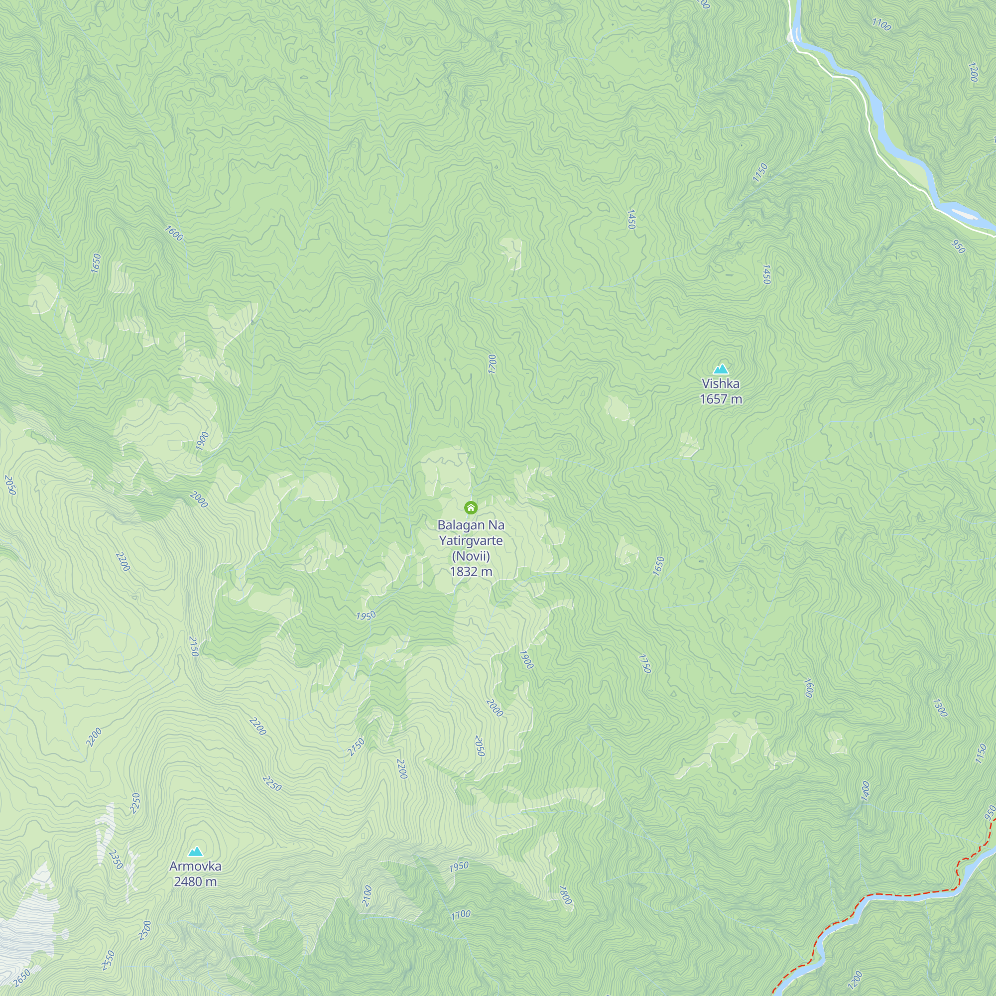Balagan (Starii) map