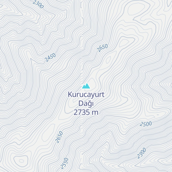 Map of Kurucayurt Dağı
