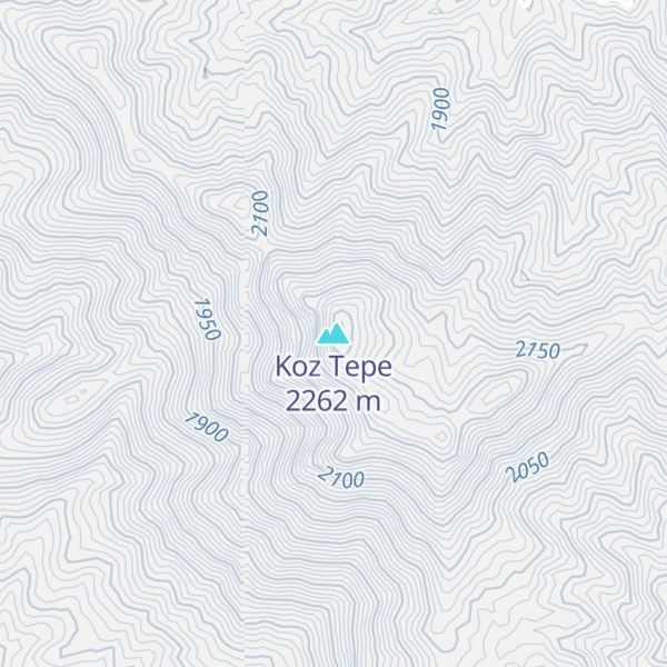 Map of Koz Tepe