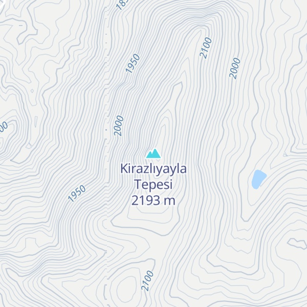 Map of Kirazlıyayla Tepesi