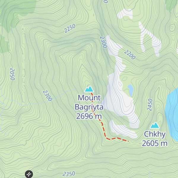Map of Mount Bagriyta