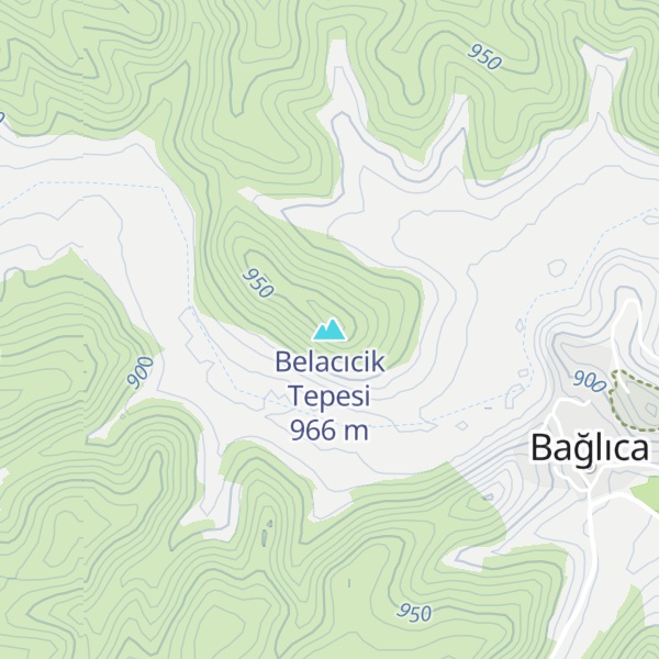 Map of Belacıcik Tepesi