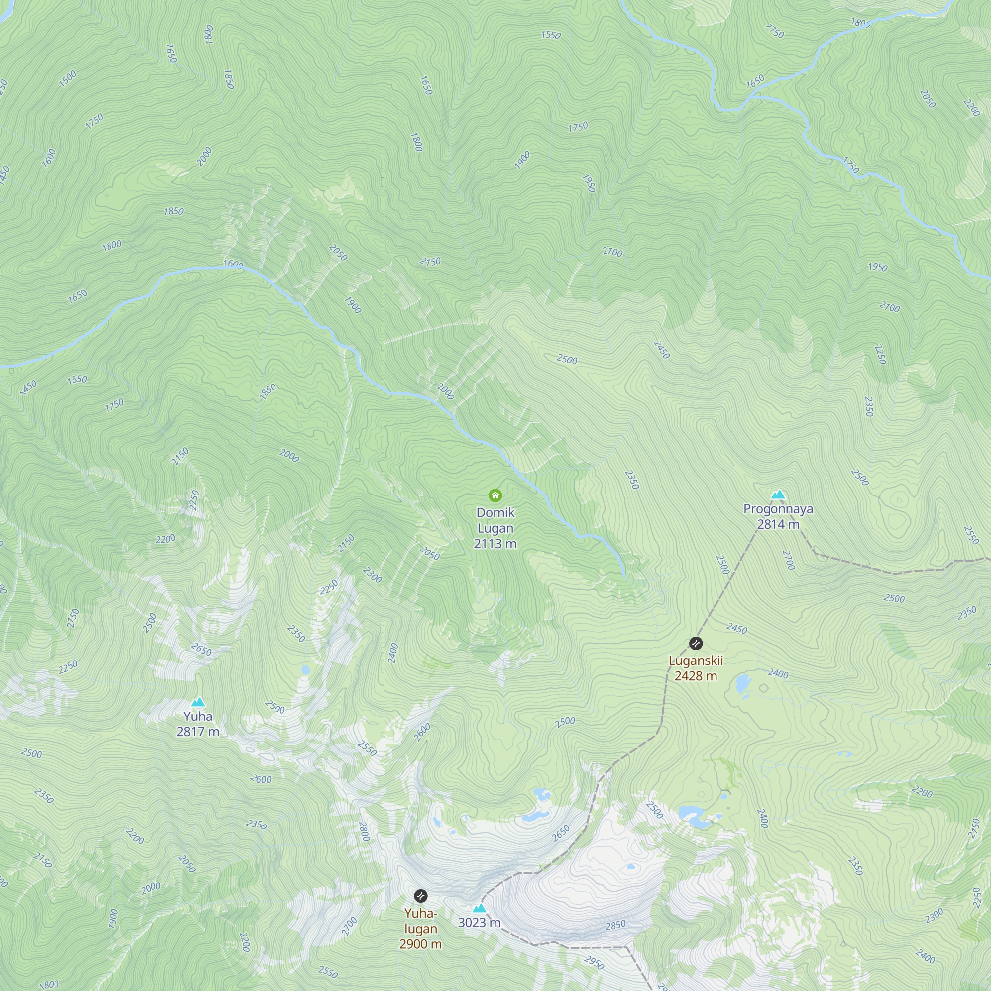 Domik Lugan map