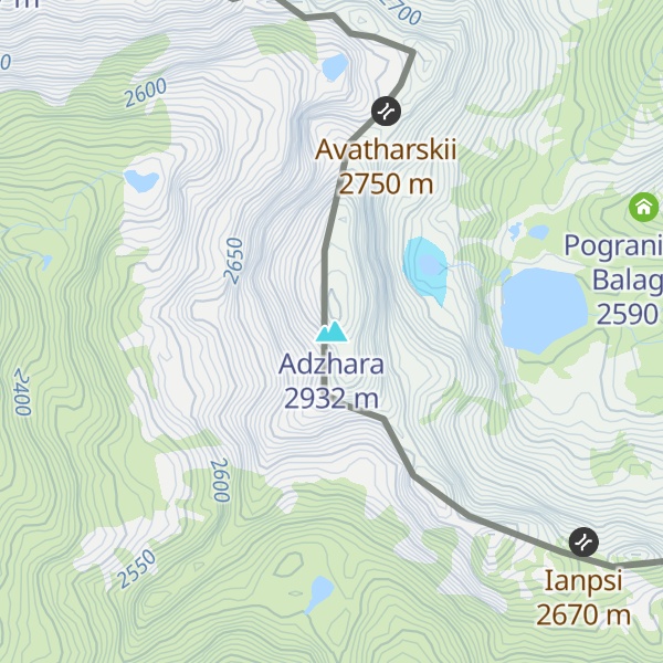 Map of Adzhara