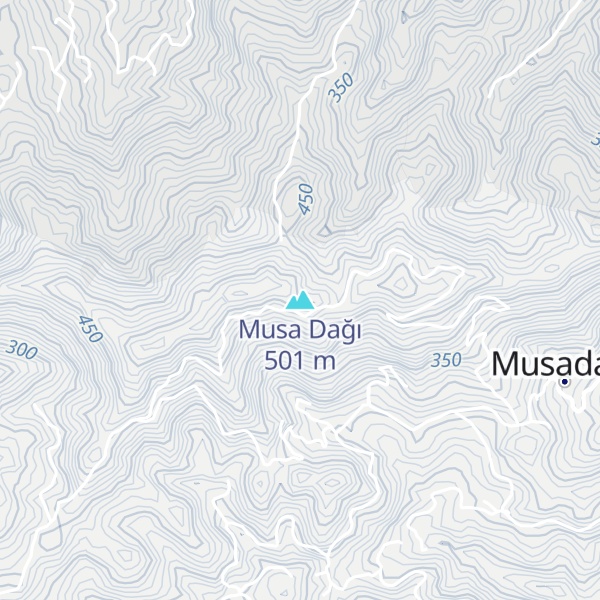 Map of Musa Dağı