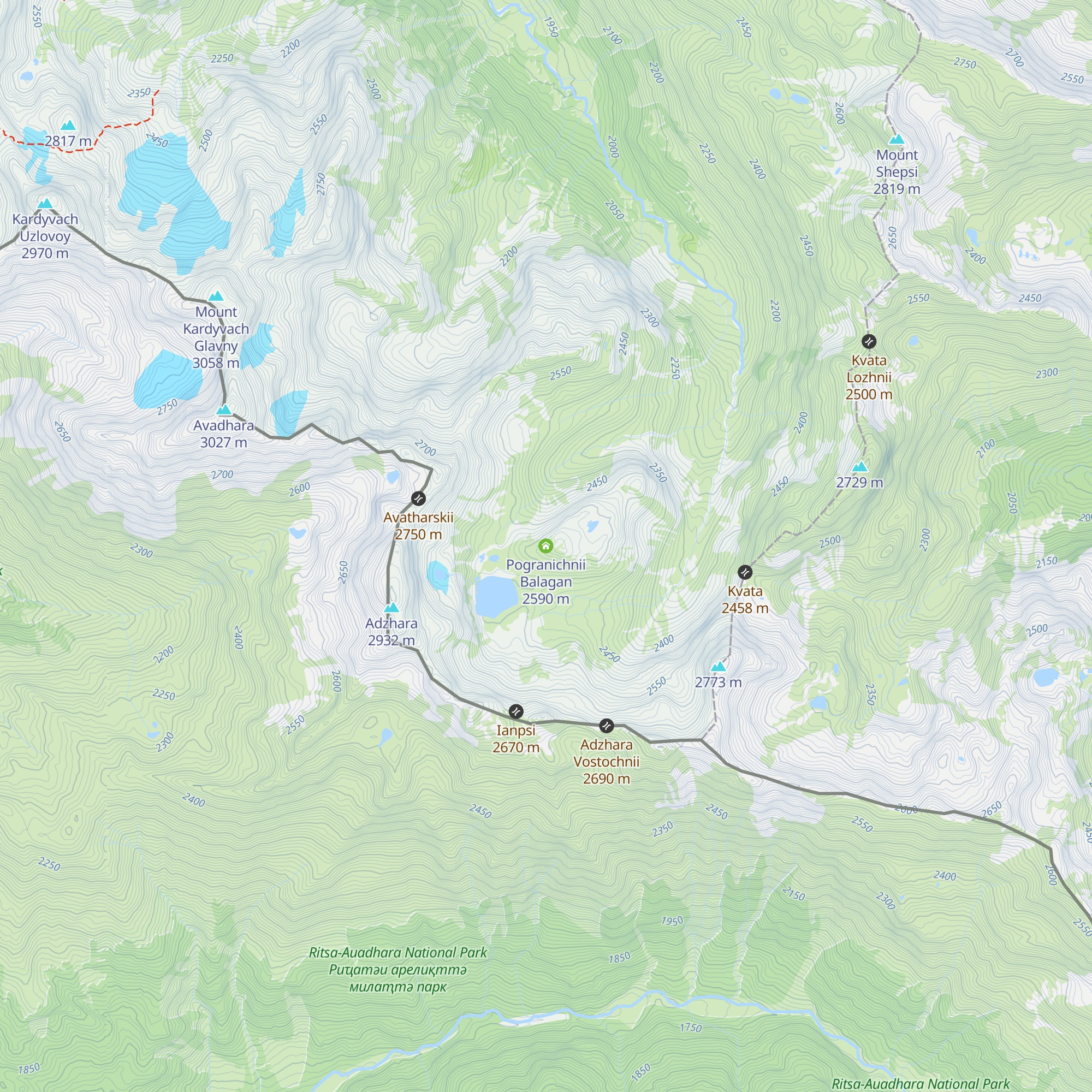 Pogranichnii Balagan map