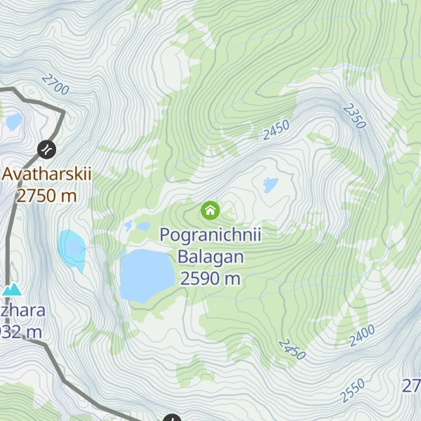 Map of Pogranichnii Balagan
