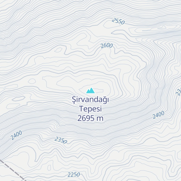 Map of Şirvandağı Tepesi