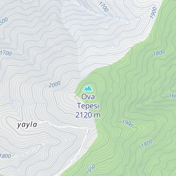 Map of Ova Tepesi