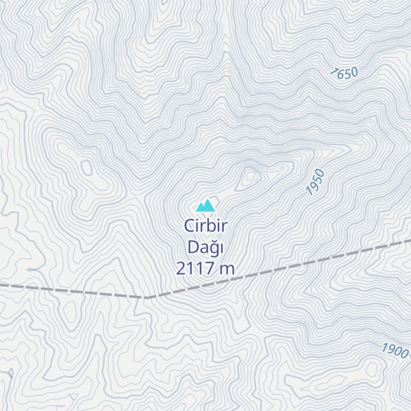 Map of Cirbir Dağı