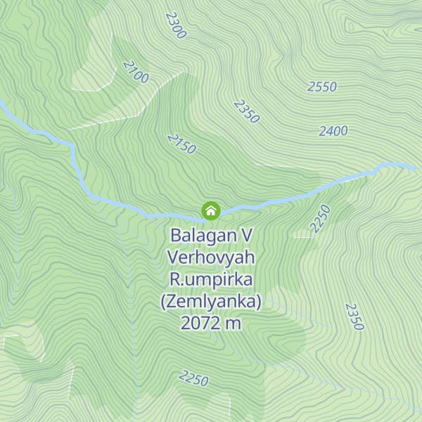 Map of Balagan V Verhovyah R.umpirka (Zemlyanka)