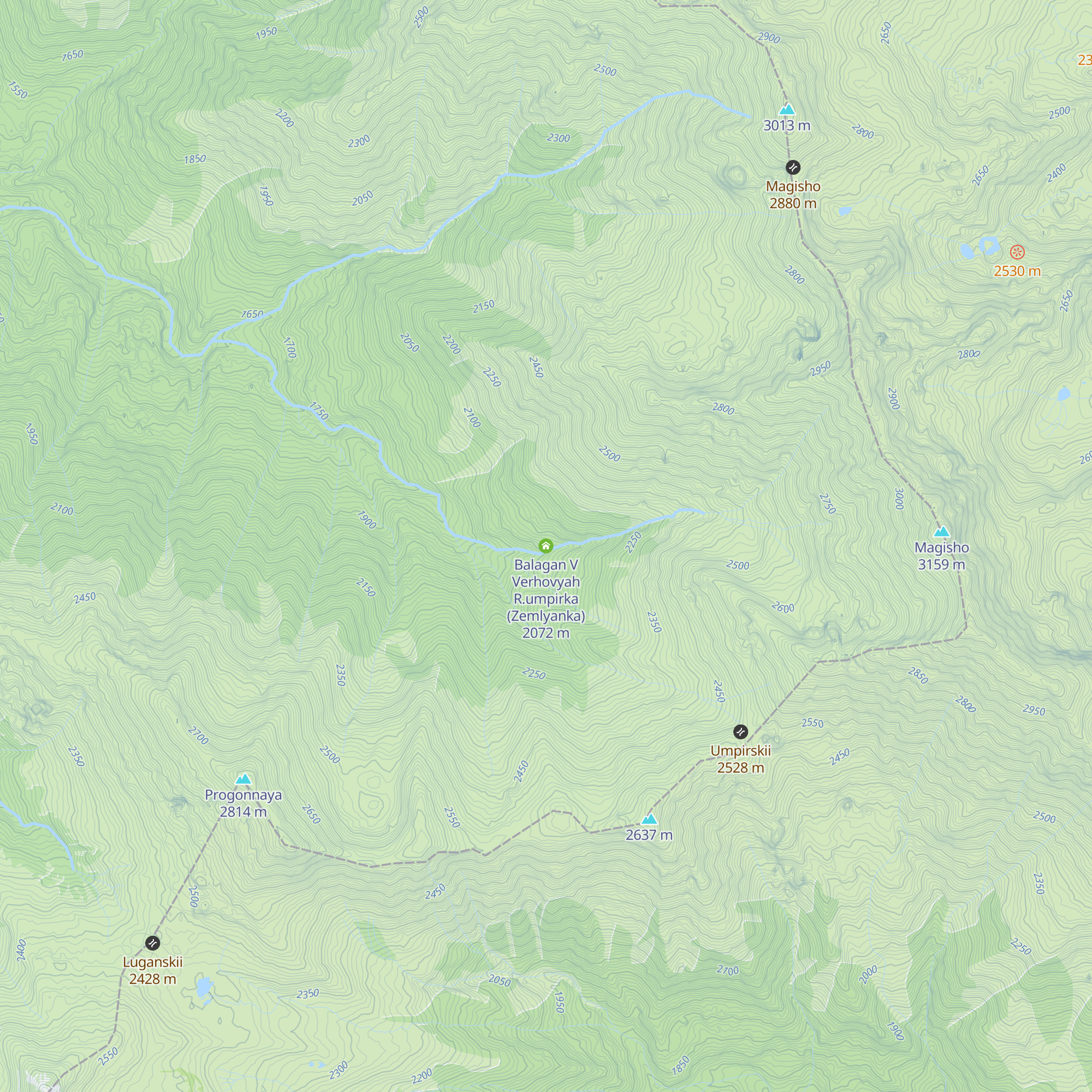 Balagan V Verhovyah R.umpirka (Zemlyanka) map