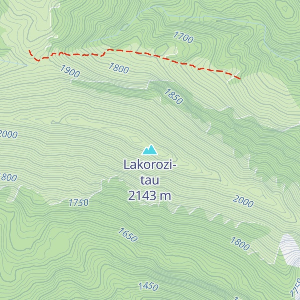 Map of Lakorozi-tau