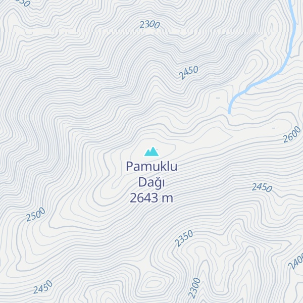 Map of Pamuklu Dağı