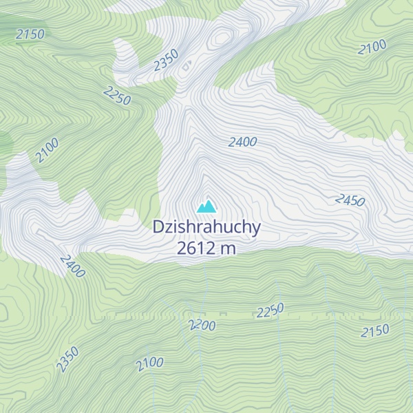 Map of Dzishrahuchy