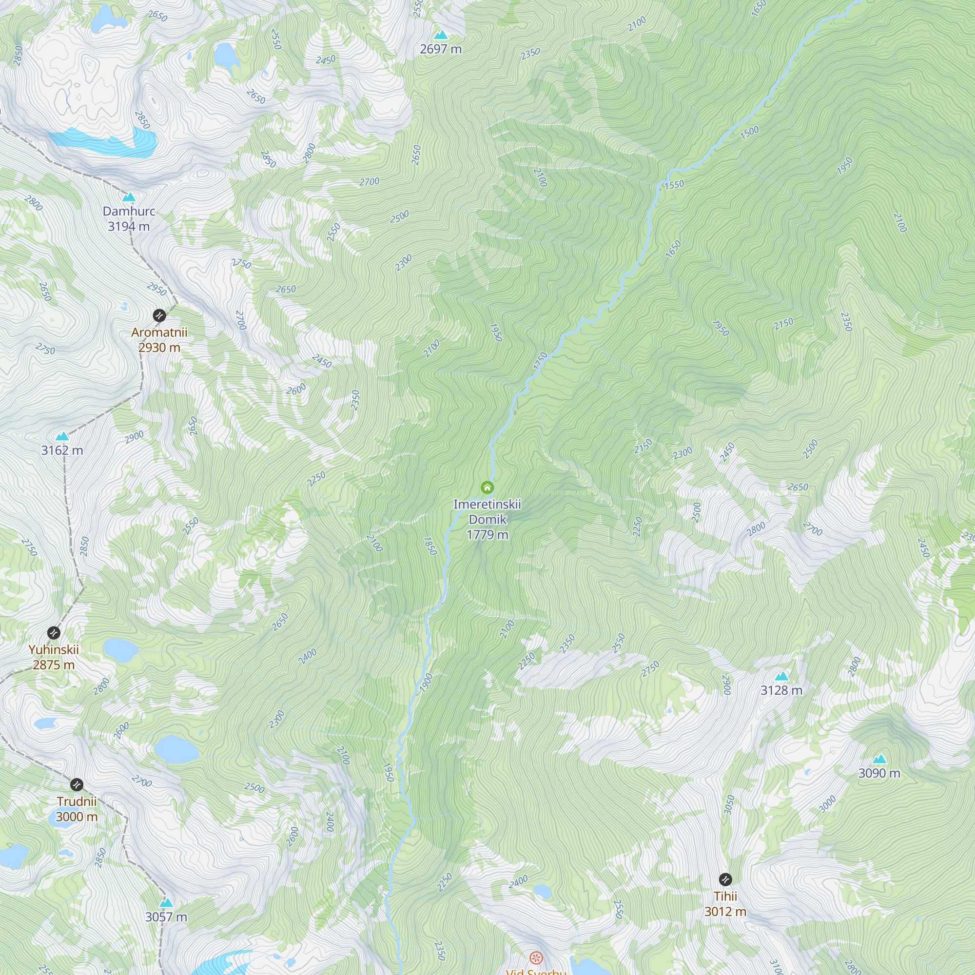 Imeretinskii Domik map