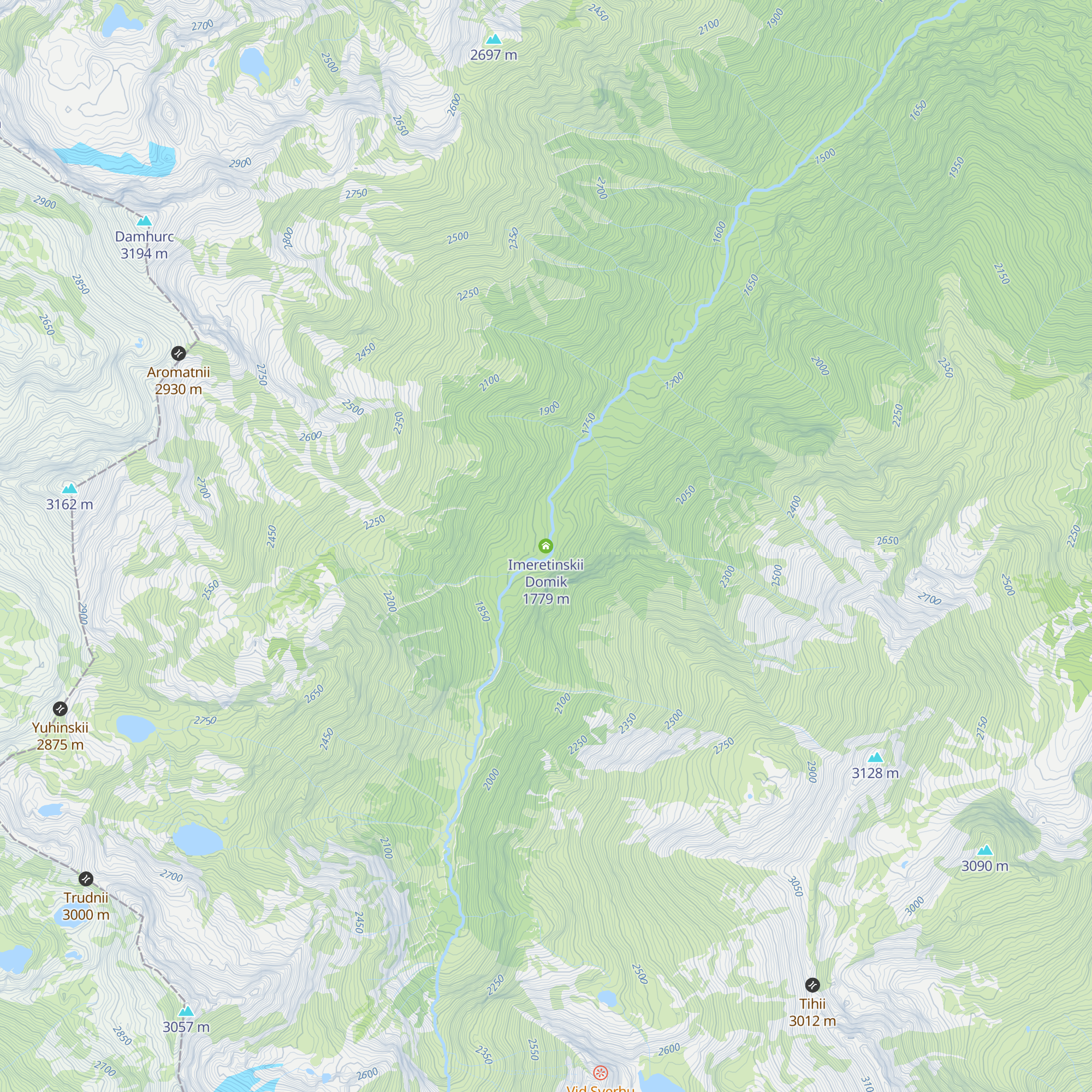 Imeretinskii Domik map