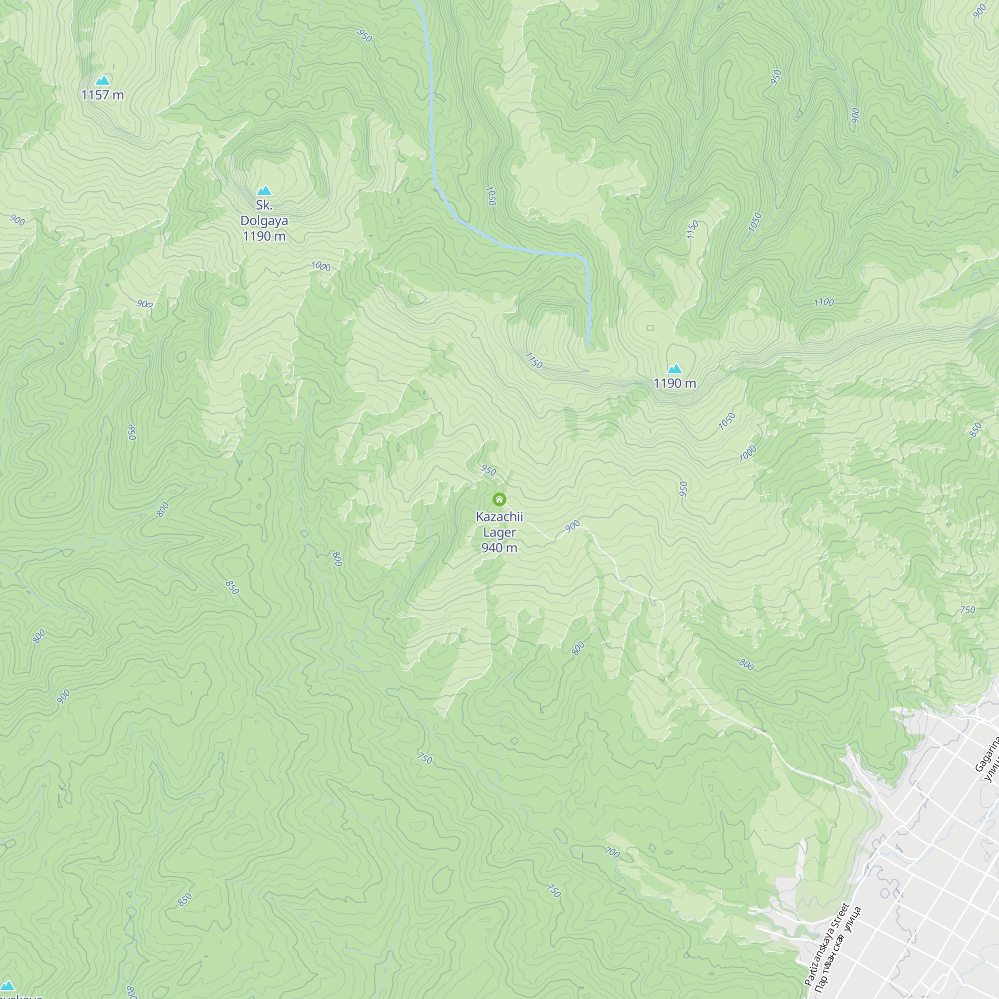 Kazachii Lager map