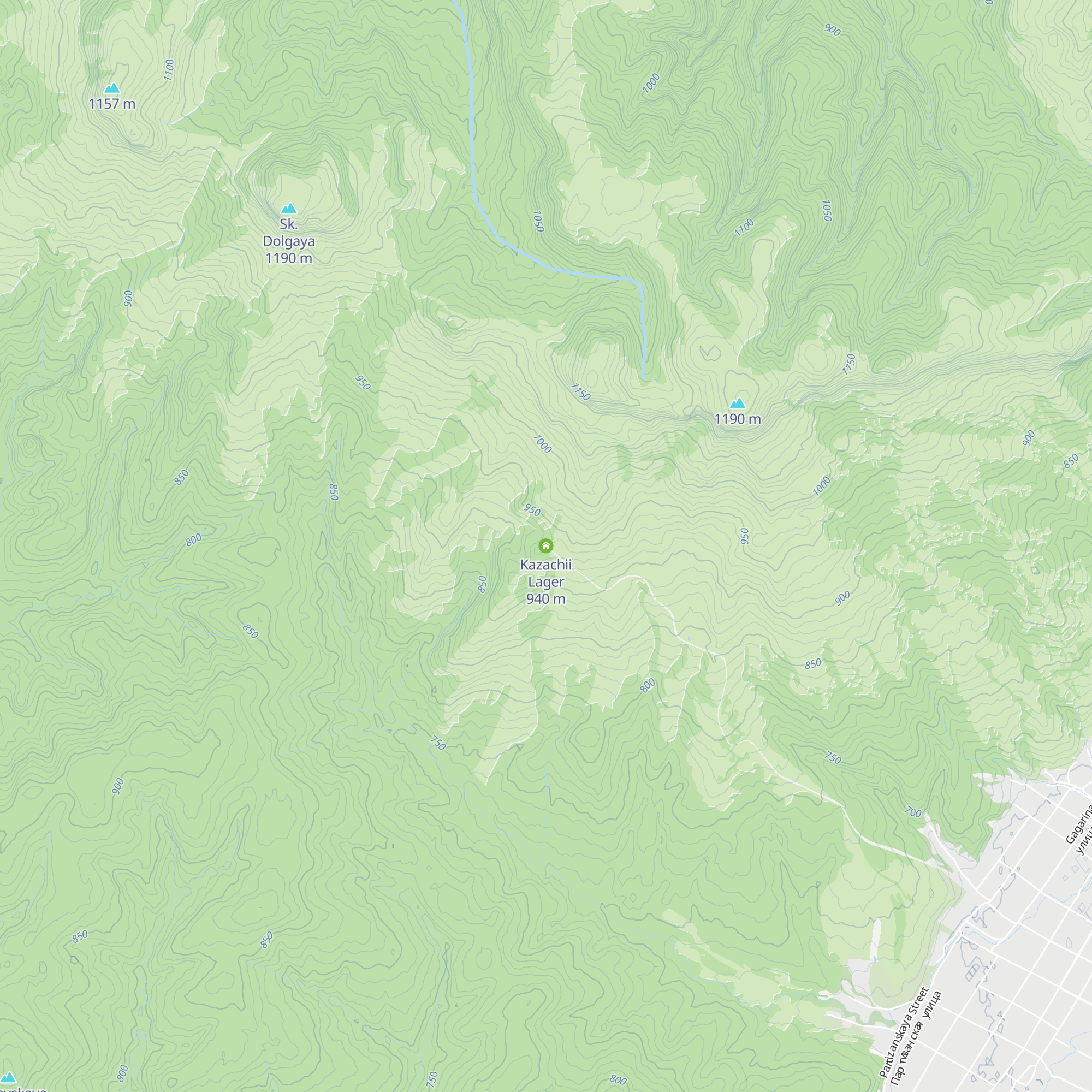 Kazachii Lager map