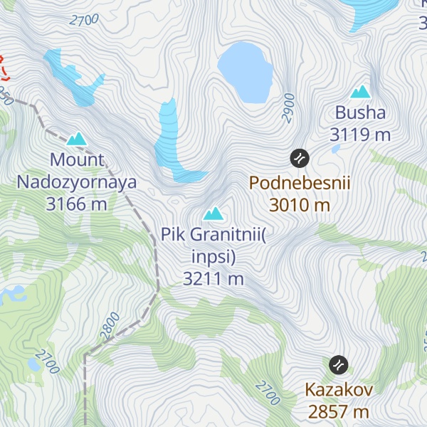 Map of Pik Granitnii(inpsi)