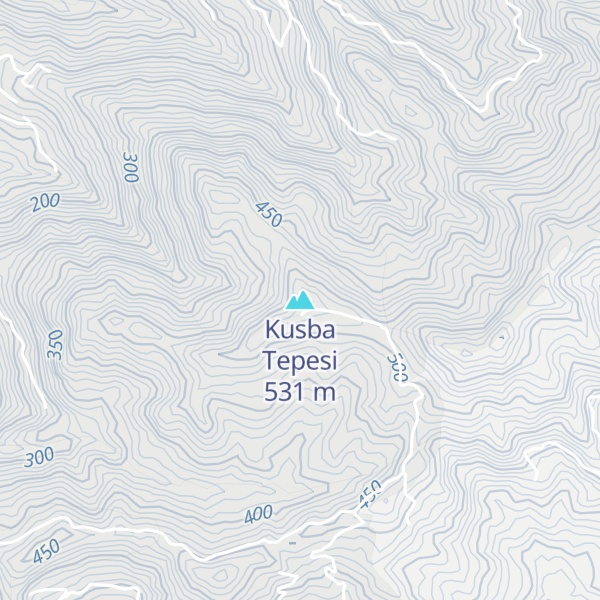 Map of Kusba Tepesi