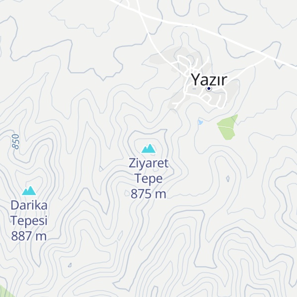 Map of Ziyaret Tepe