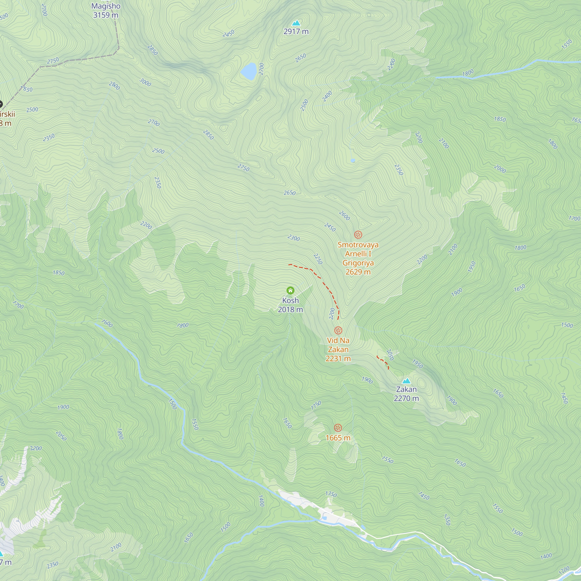 Kosh map