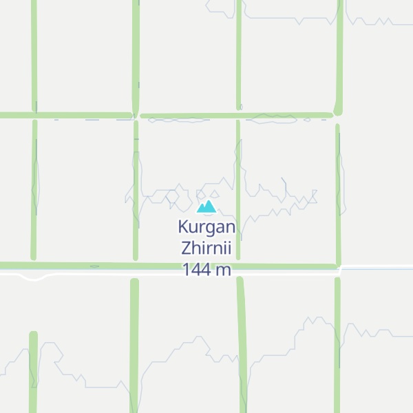 Map of Kurgan Zhirnii