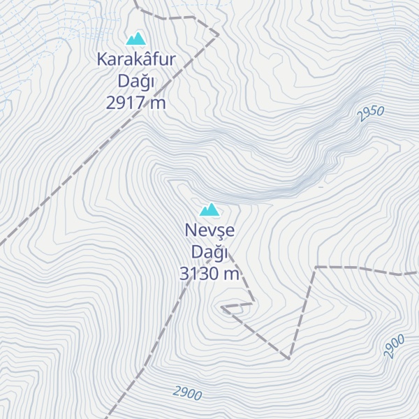 Map of Nevşe Dağı