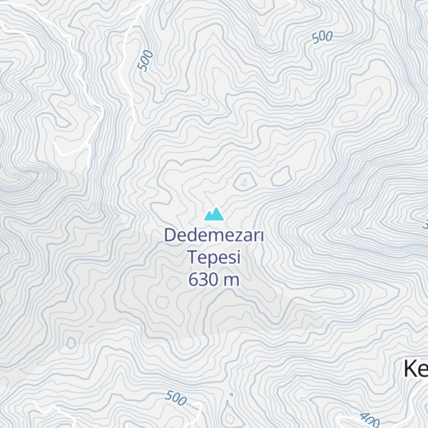 Map of Dedemezarı Tepesi